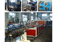 Read more about the article PVC, PP, PE, PC ABS and other small profile extrusion line