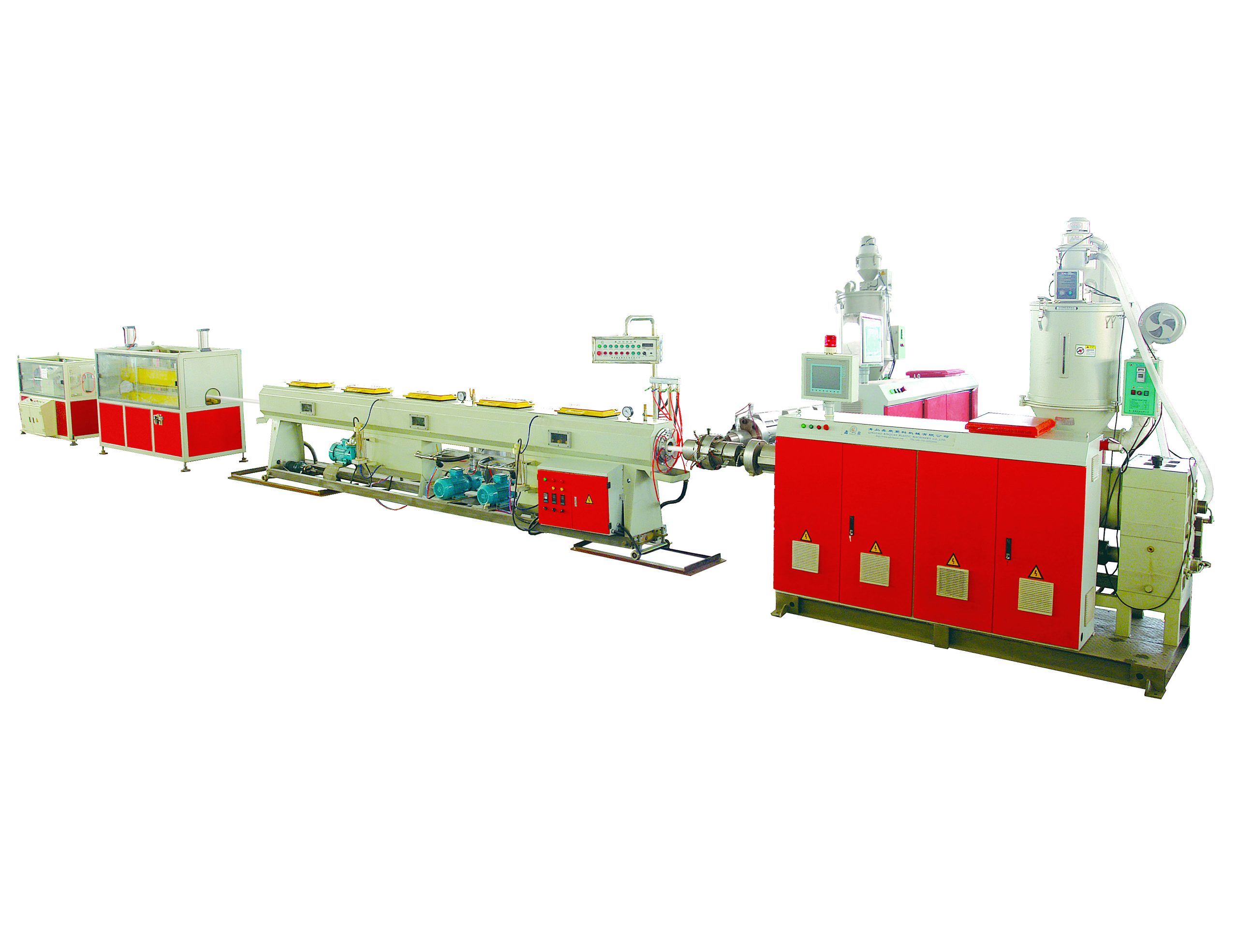 Read more about the article PP-R, PP, PE single or multilayer water supply pipe production line